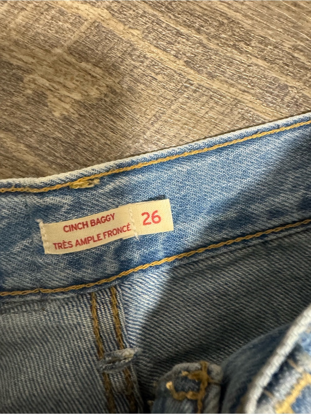 Levi’s Women’s Jeans - Cinch Baggy - Size 26